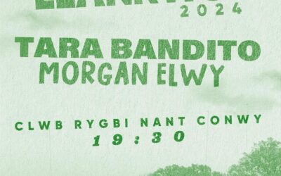 Gig Llanast Llanrwst – Nos Wener, Tachwedd y 29ain